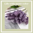 12Pcs 12.6in/32cm
Artificial Fake Flowers, Wheat Fake Flowers Outdoor Artificial Ear of Wheat for Home Window DIY Garden Planter Wedding Farmhouse Indoor Outside Decorations(purple) image 3