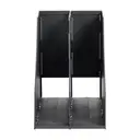 Deli Tri-Fold File Organizer, Office Desk Storage, Dark Gray, 1-Unit image 3