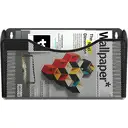 Senhoglb Porte-documents mural A4 en maille métallique, format paysage, 1 Pocket, avec plaquette d’étiquetage, Noir, Offre spéciale Nouvel An, Idées cadeaux image 3