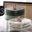 Boîte de Rangement pour Bijoux JORDAN&JUDY Grande Capacité à Compartiments Multiples pour Boucles d’Oreilles, Colliers, Bagues et Montres – Vert image 5