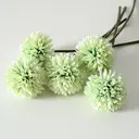 Wei's Moment 6Pcs Artificial 
Flowers Artificial Hydrangea Decoration for Wedding Vase Green image 2