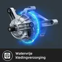 【Vakantiegeld Deal】CHiQ 10 kg frontlader wasmachine, donkergrijs, energieklasse A-30%, grote trommel 530 mm, 1400 toeren, 16 programma's, stoomwassen & 1-Touch Smart Wash JW105883G image 7
