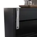 Vida Designs Shoe Cabinet 2 Doors Black image 7