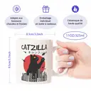 Alphynix 1 Mug blanc 33cl - Motif Chat Monstre CATZILLA avec texte japonais - Cadeau pop-culture unique pour Noël ou Thanksgiving - 1 Pièce,Le cadeau de la saint-valentin, cadeau d’anniversaire image 7