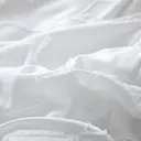 MEEALLHOME Parure de lit tuftée blanc - 1 housse 200 x 200 cm et 2 taies 65 x 65 cm image 6