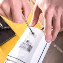 Deli 6Pcs Clock Precision Screwdriver Set ,Anti-Magnetic Tips & Ergonomic Metal Handle for Delicate Repair image 4