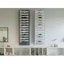 Senhoglb Porte-documents mural en maille A4 à 14 compartiments - Noir image 6