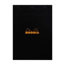 CLAIREFONTAINE Bloc agrafé Rhodia BLACK N°18 21x29,7 cm 80 feuillets petits carreaux 5x5 80 g image 0