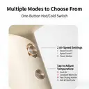 ochama High-Speed Hair Dryer, Ionic Hair Care Dryer, 1600W High Power, 110,000 RPM Motor, Fast-Drying Hair Dryer, Portable Electric Hair Dryer
 image 2