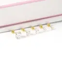 Gold Round Cubic Zirconia Stud Earrings Set – 5mm & 6mm 4-Prong White CZ Screw Back Earrings, 18K Gold Plated Stainless Steel Jewelry image 2