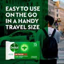 Dettol On the Go 2-in-1 Antibacterial Wipes, 15 Count image 2