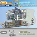 XINQIYUAN Qiyuan Set de Blocs de Construction Commissariat 7.5cm 67pièces Jouet d'Assemblage Magnétique [Mélange aléatoire – Couleurs issues uniquement de la photo principale] image 4