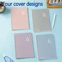 Deli 0 Series Lot de 4 carnets à spirale A5, papier ligné 70g/m² - 80 feuilles / 160 pages image 2