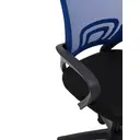 Interiors by Premier Office Chair with Arms Frazer Mesh Black/Blue image 1