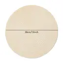 PP Round Placemat
Zhongyuan Pearl Rice，Set of 6 Round Braided Placemats Table Mats for Dining Tables Washable Non-Slip Place Mats 15 inch for Home Decoration image 5