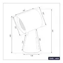 Ciarra Portable Tabletop Hood, Black image 5