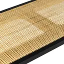 Interiors by Premier Wall Décor Depok Rattan Shelves Black/Natural image 2