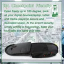 Large Laptop Backpack Men 55L， 18 Inch Work Waterproof Backpack Laptop Bag Travel Backpack， School Backpack Teenager Boys Anti Theft Business Black， New Year Sale ， Top gift picks image 2