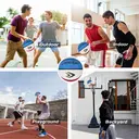 High-quality Rubber Basketball（29.5"） Size7# Red/White/Blue image 5