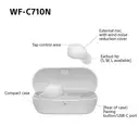 Sony WF-C710N Noise-Cancelling True Wireless Earbuds (White) image 9