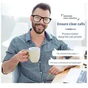 Verbex G02 Blue AI Glasses Smart Glasses Bluetooth Glasses Translation Glasses Listen to Music Answer Phone Calls Voice Wake-up Weather Forecast ChatGPT Connectivity image 4