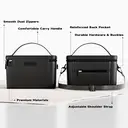 Meoky Insulated Lunch Bag-Black, New Year Sale , Top gift picks image 3