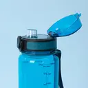 JORDAN & JUDY Tritan Sports Water Bottle with Handle, Pure Blue, 1000ml image 5