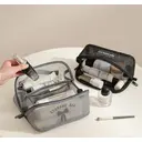 Verbex H7 Gray High-Value Makeup Handbag Travel Bag/Cosmetic Pouch/Storage Bag/Multifunctional Popular Mesh Pillow Travel Portable Bag image 0