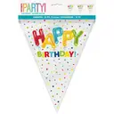 Unique Party Happy Balloon Birthday Bunting, 3.65m image 0