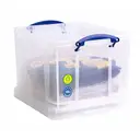 Really Useful Plastic Storage Box 35L Clear (Pack of 3) image 5