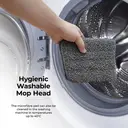 Tower Spray Mop with Dual Chambers and Double-Sided Mop Head, Latte image 7