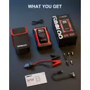 GOOLOO A3 Jump Starter Power Bank with Compressor, 3000 A 150 PSI Peak Current Starter Power Bank for 12 V Vehicles (up to 9.0 L Petrol/6.5 L Diesel), Portable Car Jump Starter with Digital and LED image 6