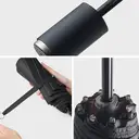 Beneunder BM398, Three-Fold Enhanced Black Coating Protection Umbrella Outdoor Windproof Waterproof, Green Flower, Couple Gift Perfect Gift image 4