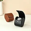 Oirlv Boîtier à montre de voyage 1 emplacement - Cuir marron image 5