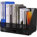 Senhoglb Porte-document A4 vertical en métal - Noir image 0