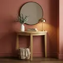 Dining & Console Table Hanover Round/Half Moon Extendable Oak D:90cm image 4