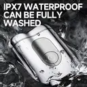 Metz Supercar Style Electric Shaver for Men, Portable, Gift Box, Perfect Qixi Valentine's Day Gift for Boyfriend and Father, Iridescent Silver image 1