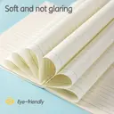 Deli Light Tone Series Lot de 4 carnets à spirale A5, papier ligné 70g/m² - 80 feuilles/160 pages image 4