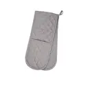 Dexam Double Oven Gloves Love Colour 100% Cotton Slate Grey image 0
