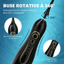Sunluxy F5 Hydropulseur dentaire sans fil portable - Noir image 5