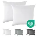 LeBonsoir Basics Lot de 2 taies d’oreiller en microfibre douce avec fermeture enveloppe blanc - 65 x 65 cm image 0