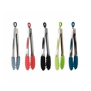 MASTRAD Pince multifonction de cuisine en acier inoxydable et silicone noir - 30 cm image 2