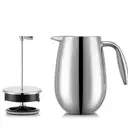 Bodum COLUMBIA French Press Coffee Maker 1L / 8 Cups - Shiny Silver image 3
