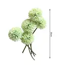 Wei's Moment 6Pcs Artificial 
Flowers Artificial Hydrangea Decoration for Wedding Vase Green image 4
