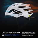 OutdoorMaster MIPS Casque de vélo de route pour adultes blanc - Taille M image 3