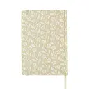 JUBILUU Carnet ligné A5 à couverture rigide en tissu floral 96 pages - Ivory Meadow image 1