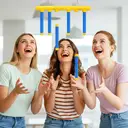 Jouet de jeu de réflexion à bâtons tombants, entraîneur de coordination œil-main rechargeable par USB avec 3 vitesses de chute réglables, bâtons tombants en mousse EVA souple sûrs pour enfants et adultes, jeu interactif de fête familiale en intérieur, jouet d'entraînement de la vitesse de réaction, conception suspendue au mur avec crochets d'installation, cadeau parfait pour les enfants image 2