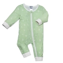Mama Bamboo Babygrow 0-3Months Green Bamboo Print image 0