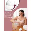 Momcozy M6 Breast Pump - Double Pack-Burgundy image 2