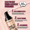 MISSLYN Made To Stay Fond de teint résistant à l’eau teinte 100 Porcelain - 30 ml image 2